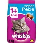 Ficha técnica e caractérísticas do produto Ração para Gatos Sabor Peixe Whiskas 3kg