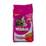 Ficha técnica e caractérísticas do produto Ração para Gatos Whiskas Gatos Castrados Sabor Carne com 3kg