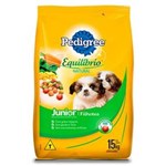 Ficha técnica e caractérísticas do produto Ração Pedigree Equilíbrio Natural Junior para Cães Filhotes 15kg