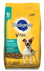 Ficha técnica e caractérísticas do produto Ração Pedigree para Cães Adultos de Raças Pequenas - 1 Kg