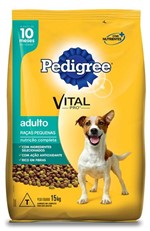 Ficha técnica e caractérísticas do produto Ração Pedigree para Cães Adultos de Raças Pequenas - 15 KG