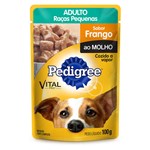 Ficha técnica e caractérísticas do produto Ração Pedigree Sachê Frango ao Molho para Cães Adultos de Raças Pequenas