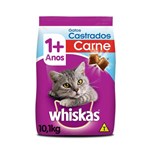 Ficha técnica e caractérísticas do produto Ração Pedigree Whiskas para Gatos Castrados Sabor Carne 10,1kg