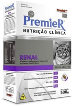 Ficha técnica e caractérísticas do produto Ração Premier Nutrição Clínica Gatos Renal 500g - Premier Pet