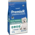 Ficha técnica e caractérísticas do produto Ração Premier Pet Ambientes Internos Cães Adultos Frango e Salmão 2,5kg