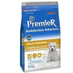 Ficha técnica e caractérísticas do produto Ração Premier Pet Ambientes Internos Cães Filhotes Raças Pequenas. 2,5kg