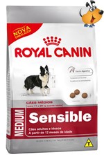 Ficha técnica e caractérísticas do produto Ração Royal Canin Medium Sensible 15 Kg - Royal Canin