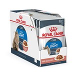 Ficha técnica e caractérísticas do produto Ração Royal Canin Sachê Ultra Light para Gatos - Caixa com 12 Unidades