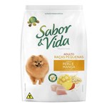 Ficha técnica e caractérísticas do produto Ração Sabor & Vida para Cães Adultos de Raças Pequenas Sabor Peru e Manga - 2,7Kg