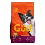 Ficha técnica e caractérísticas do produto Ração Super Premium Güd Adulto Médio 2,5kg