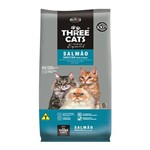 Ração Threecats para Gatos Adultos Especial Sabor Salmão - 1kg