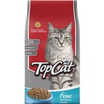 Ficha técnica e caractérísticas do produto Ração TopCat para Gatos Peixe 10,1Kg