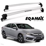 Ficha técnica e caractérísticas do produto Rack de Teto Eqmax Honda Civic 2017 2018 - New Wave Prata