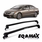 Ficha técnica e caractérísticas do produto Rack Eqmax New Civic 06 11 New Wave Preto