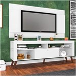 Ficha técnica e caractérísticas do produto Rack Retrô com Painel para TV 1,80m CJ023 Art In Móveis - BRANCO