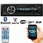 Ficha técnica e caractérísticas do produto Radio Automotivo Mp3 com Bluetooth Fm