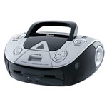Ficha técnica e caractérísticas do produto Rádio Boombox MP3/USB PB126 Preto/Prata - Philco