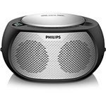 Ficha técnica e caractérísticas do produto Rádio Boombox Philips AZ380S/78 USB CD MP3 Entrada Line In AM/FM - Preto/Prata