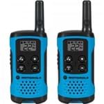 Ficha técnica e caractérísticas do produto Rádio Comunicador Talkabout 25Km T100Br Azul Motorola com 2
