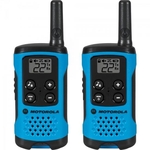 Ficha técnica e caractérísticas do produto Rádio Comunicador Talkabout MOTOROLA 25km T100BR Azul Par(2)