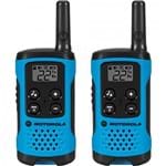 Ficha técnica e caractérísticas do produto Rádio Comunicador Talkabout 25km T100BR Motorola Azul