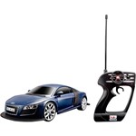Ficha técnica e caractérísticas do produto Rádio Control 1:10 Audi R8 V10 Azul - Maisto
