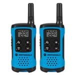 Ficha técnica e caractérísticas do produto Rádio de Comunicação 25Km com 2 Unidades Talkabout T100br Motorola Preto/Azul Motorola