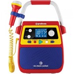 Ficha técnica e caractérísticas do produto Radio Infantil Bluetooth Meu Primeiro Gradiente Karaoke Gmp104