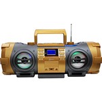 Ficha técnica e caractérísticas do produto Rádio Lenoxx BD1500 CD Player FM Estéreo MP3 USB com Controle Remoto - Dourado