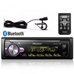 Ficha técnica e caractérísticas do produto Radio Mp3 Automotivo Pioneer Bluetooth Multi-Color Mvh-x30br USB Aux