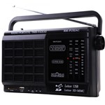 Ficha técnica e caractérísticas do produto Rádio Portátil AM/FM/OC USB/SD Card RM PU 32AC - MotoBras