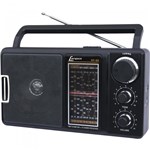 Ficha técnica e caractérísticas do produto Rádio Portátil AM/FM/TV 12 Faixas RP69 Preto - Lenoxx - Lenoxx