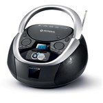 Ficha técnica e caractérísticas do produto Rádio Portátil CD MP3 Player USB Dock BX-10 Mondial