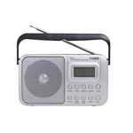 Rádio Portátil Coby Am/Fm/Sw1/Sw2 com Relógio e Alarme