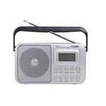 Ficha técnica e caractérísticas do produto Rádio Portátil Coby Am/Fm/Sw1/Sw2 com Relógio e Alarme