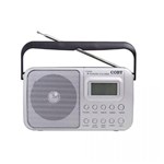 Ficha técnica e caractérísticas do produto Rádio Portátil Coby CR201, Relógio, Alarme