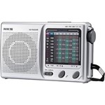 Ficha técnica e caractérísticas do produto Rádio Portátil com 10 Faixas, Sintonizador de TV e AM/FM/SW NKS AC-117