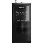 Ficha técnica e caractérísticas do produto Rádio Portátil com Alto Falante Interno AM FM AE1500X 78 Preto - Philips