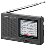 Ficha técnica e caractérísticas do produto Rádio Portátil Fm/Mw/Sw 8 Bandas Display Led Ph60 Philco