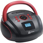 Ficha técnica e caractérísticas do produto Rádio Portátil Lenoxx Bluetooth Boombox Preto/Vermelho 5W