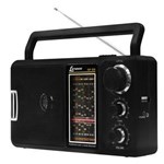 Ficha técnica e caractérísticas do produto Rádio Portátil Lenoxx RP-69 com Sintonizador de TV – Preto