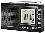 Rádio Portátil Mondial AM/FM - 10 Faixas C/ Display Digital RP-03