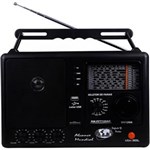 Ficha técnica e caractérísticas do produto Rádio Portátil Motobrás AM/FM/OC Caixa Acústica Integrada Preto-RMPF 122AC