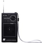 Ficha técnica e caractérísticas do produto Rádio Portátil Motobras RMPF25, AM/FM, Entrada para Fone de Ouvido - Preto