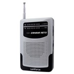 Ficha técnica e caractérísticas do produto Rádio Portátil Winforce Craque Neto RD 01 AM/FM - Prata