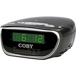 Ficha técnica e caractérísticas do produto Rádio Relógio AM/FM C/ CD Player e 2 Alarmes CDRA147 - Coby