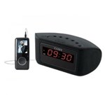 Ficha técnica e caractérísticas do produto Rádio-Relógio Coby Digital AM/FM com Despertador, Função Soneca e Entrada de Áudio Auxiliar CRA55BLK