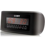 Ficha técnica e caractérísticas do produto Rádio Relógio Digital AM/FM C/ Despertador CRA54 - Coby