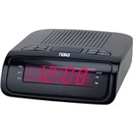 Rádio Relógio Naxa Mod NRC-174F Preto