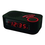 Ficha técnica e caractérísticas do produto Rádio- Relógio Digital Am/Fm com 2 Alarmes e Entrada Auxiliar